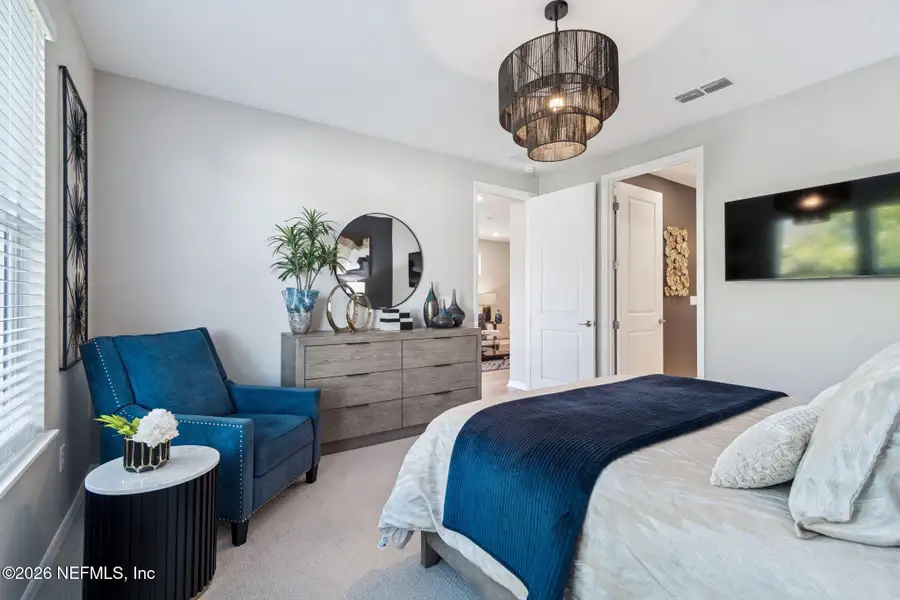 Furnished interior view inside a new home in , St. Augustine (Image 9).