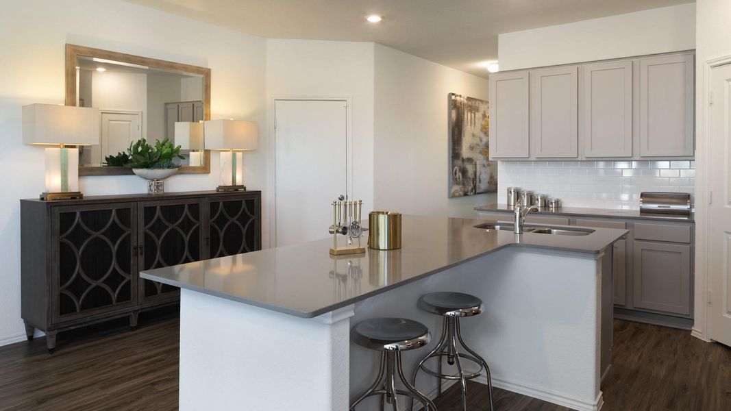Furnished interior view inside a new home in Meadowlark Preserve, Pflugerville (Image 10).