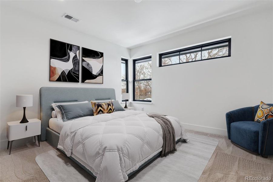 Furnished interior view inside a new home in , Denver (Image 20). Furnished interior view inside a new home in , Denver (Image 20).