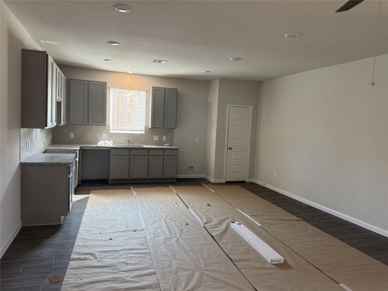 In-progress construction of a new home in River's Edge, Conroe, TX (Image 28).