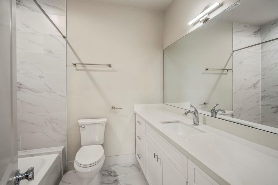 Furnished interior view inside a new home in , Houston (Image 8).