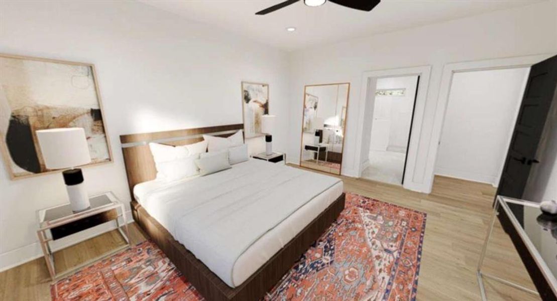 Furnished interior view inside a new home in , Ellijay (Image 5).