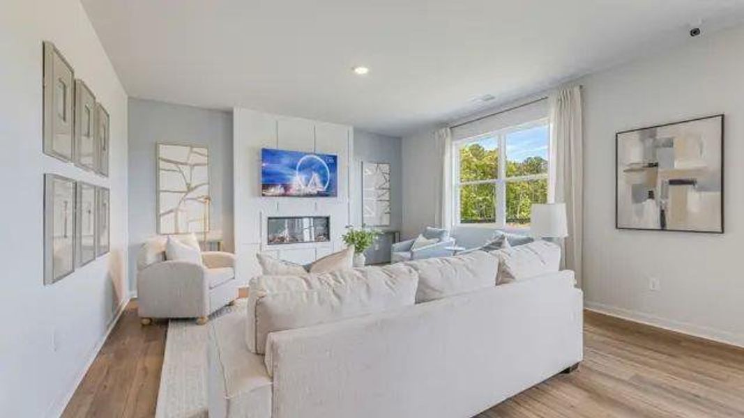 Furnished interior view inside a new home in Reserve at Gum Springs, Jefferson (Image 6).