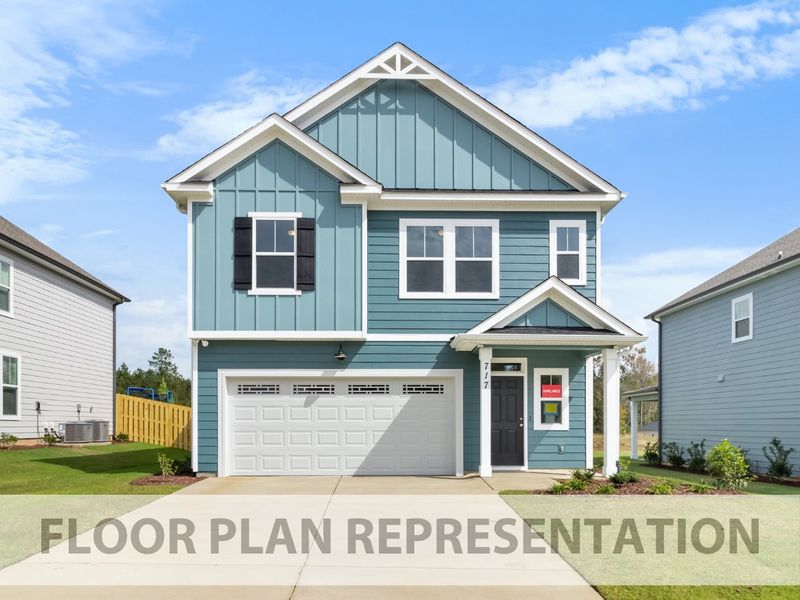 The 1888 Elevation D | Front Exterior