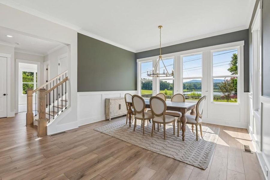 Furnished interior view inside a new home in Hillshire, Cumming (Image 15).