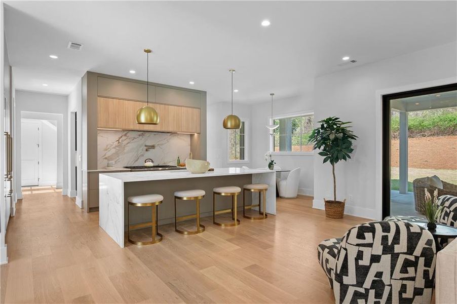 Furnished interior view inside a new home in , Roswell (Image 42).