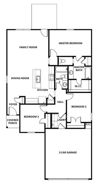 2D floor plan layout of this home in Emberly, Beasley, TX (Image 3).