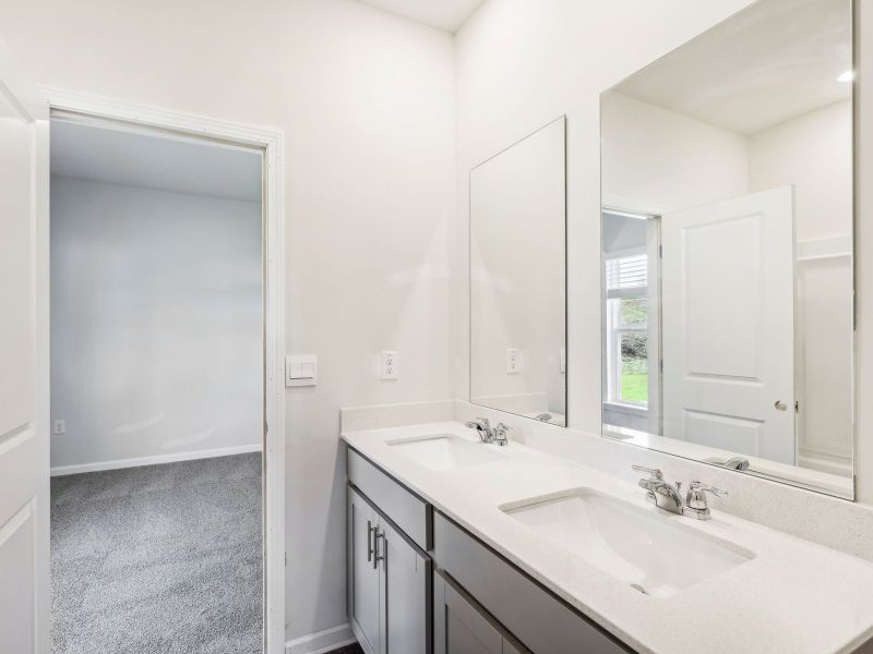 Furnished interior view inside a new home in Preserve at Mountain Creek, Pendergrass (Image 8).
