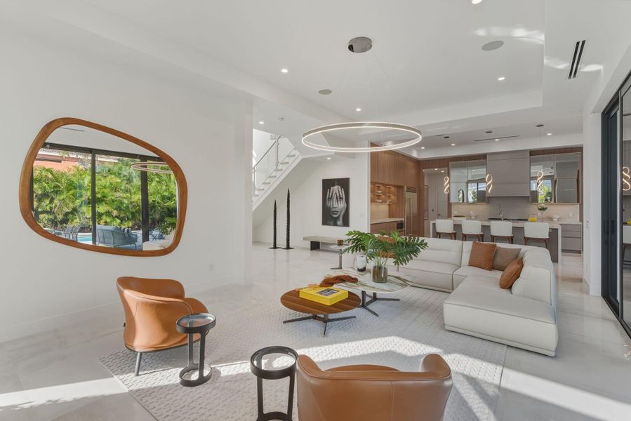 Furnished interior view inside a new home in , Boca Raton (Image 44).