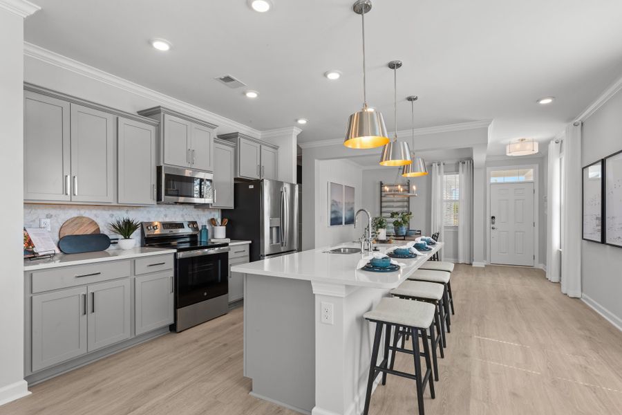 Representative furnished interior of a home built from the The Orchid by Chesapeake Homes in Coastal Club of the Carolinas, Calabash (Image 38).