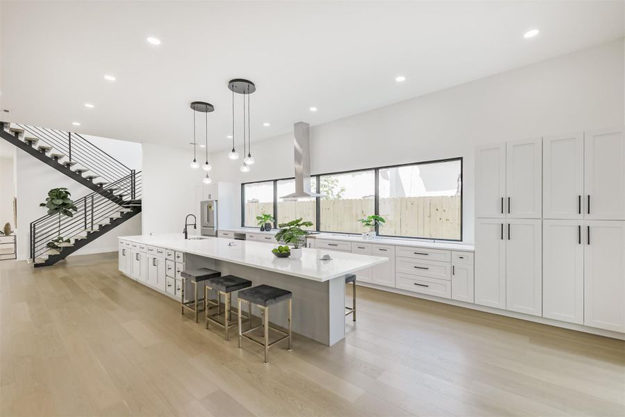 Furnished interior view inside a new home in , Houston (Image 16).