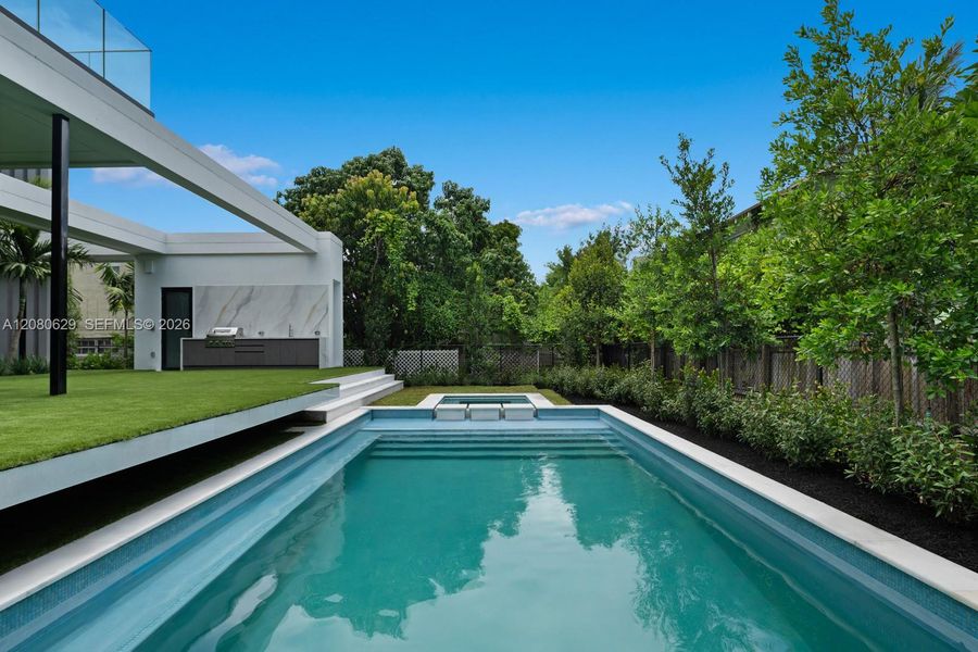 Exterior details and patio area of a home in , Miami Beach (Image 31).