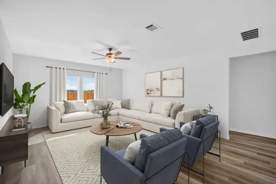 Furnished interior view inside a new home in Lisso, Pflugerville (Image 7).