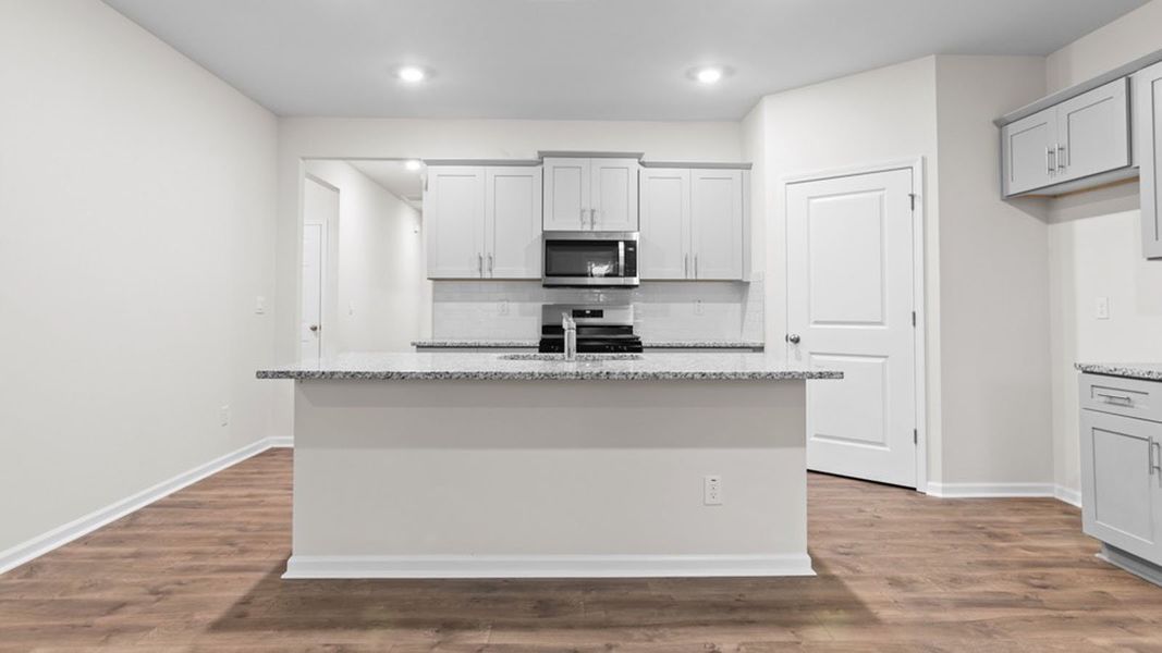 Furnished interior view inside a new home in The Landing at Summerhaven, Mebane (Image 8).