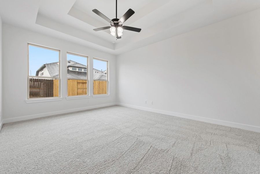 Spacious, unfurnished interior of a new home in Sunterra, Katy (Image 8). Spacious, unfurnished interior of a new home in Sunterra, Katy (Image 8).