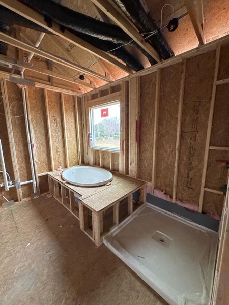 In-progress construction of a new home in Robinson Oaks, Gastonia, NC (Image 27).