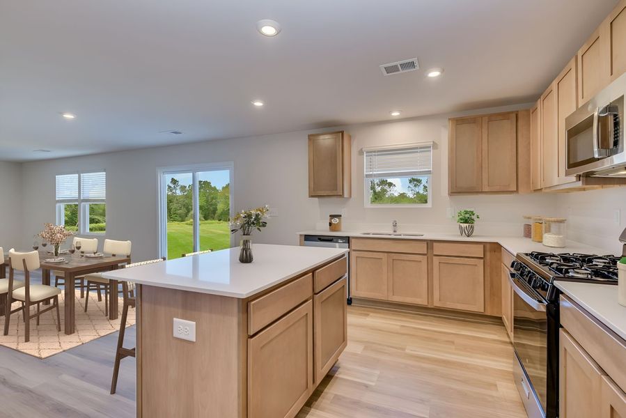 Furnished interior view inside a new home in Essence at Victorywoods Village, Columbia (Image 9).