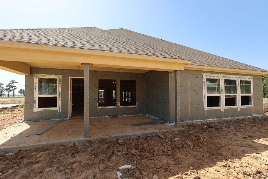 In-progress construction of a new home in , Crosby, TX (Image 3).