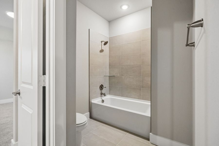 Furnished interior view inside a new home in Rainwater Crossing, Celina (Image 12).