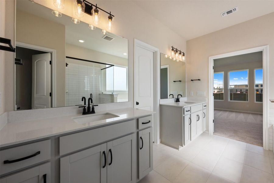 Furnished interior view inside a new home in Berry Creek Highlands, Georgetown (Image 9). Furnished interior view inside a new home in Berry Creek Highlands, Georgetown (Image 9).