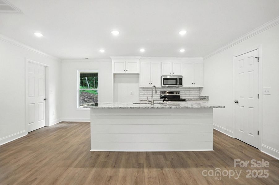 Furnished interior view inside a new home in , York (Image 8). Furnished interior view inside a new home in , York (Image 8).