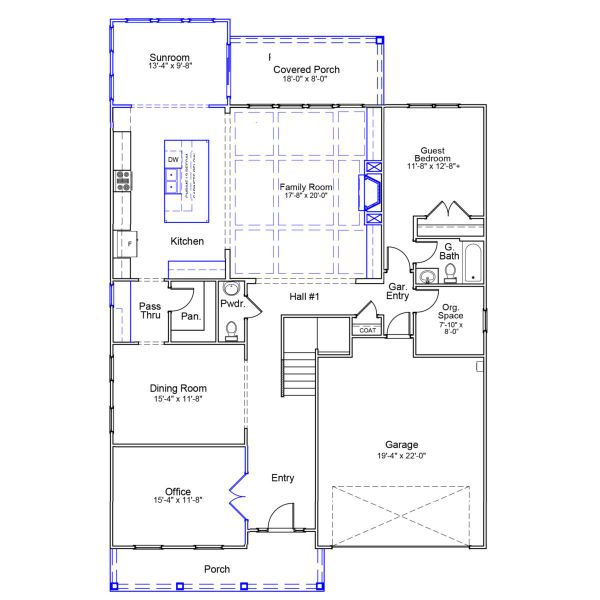 2D floor plan layout of this home in Hendrix Farms, Lexington, SC (Image 2). 2D floor plan layout of this home in Hendrix Farms, Lexington, SC (Image 2).