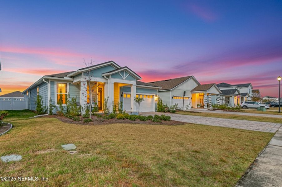 Exterior details and patio area of a home in Forest Park at Wildlight, Yulee (Image 28). Exterior details and patio area of a home in Forest Park at Wildlight, Yulee (Image 28).