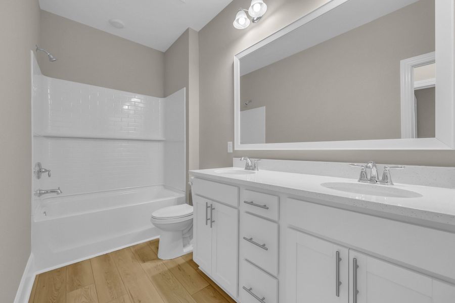 Representative furnished interior of a home built from the Ocala II by Great Southern Homes in White Oak Estates, Conway (Image 7).