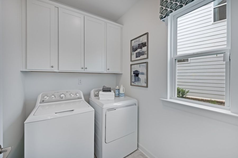 Furnished interior view inside a new home in Silverstone, Knightdale (Image 20).