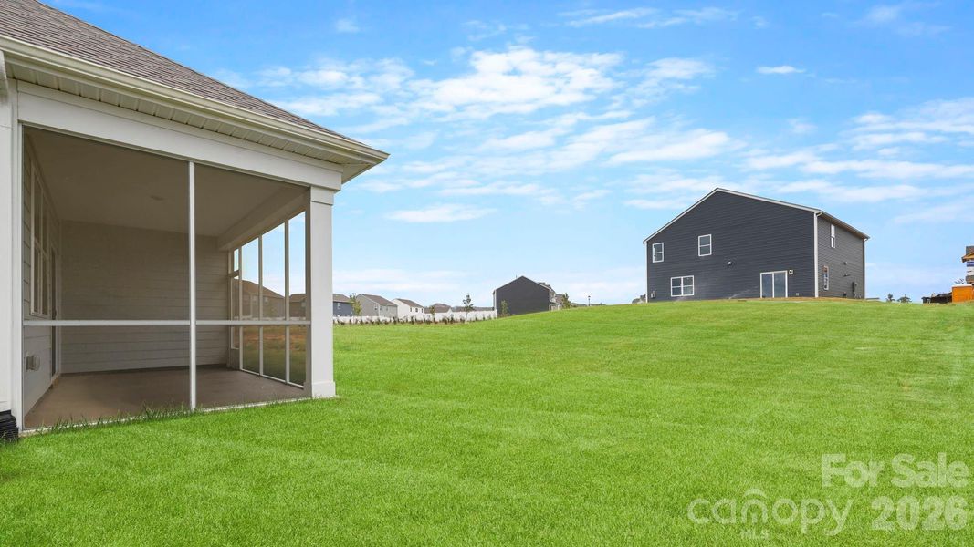 Exterior details and patio area of a home in Tap Root Farms, Fletcher (Image 22). Exterior details and patio area of a home in Tap Root Farms, Fletcher (Image 22).