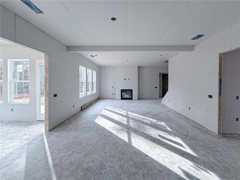 In-progress construction of a new home in Ashbury Commons, Powder Springs, GA (Image 57). In-progress construction of a new home in Ashbury Commons, Powder Springs, GA (Image 57).