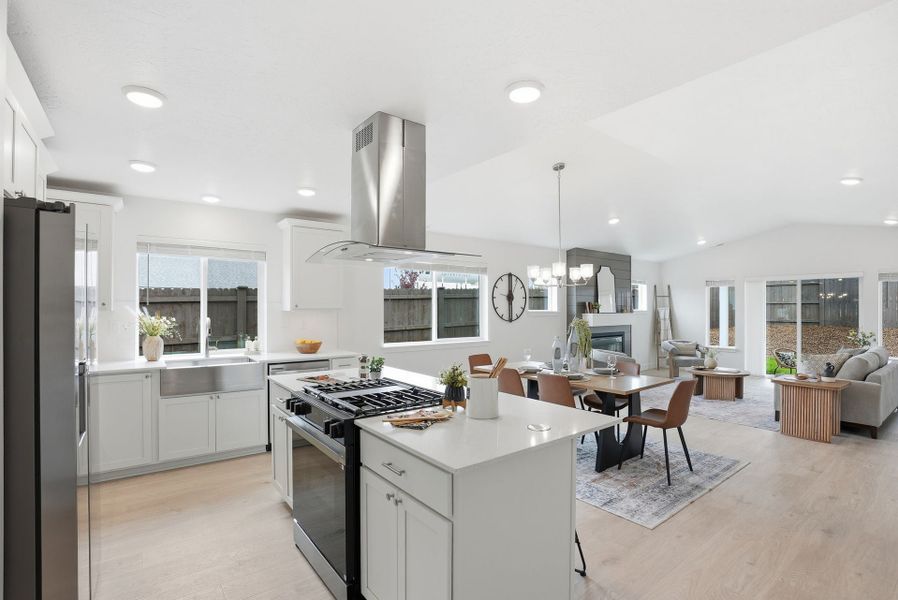 Furnished interior view inside a new home in Feather Ridge, Redmond (Image 16).