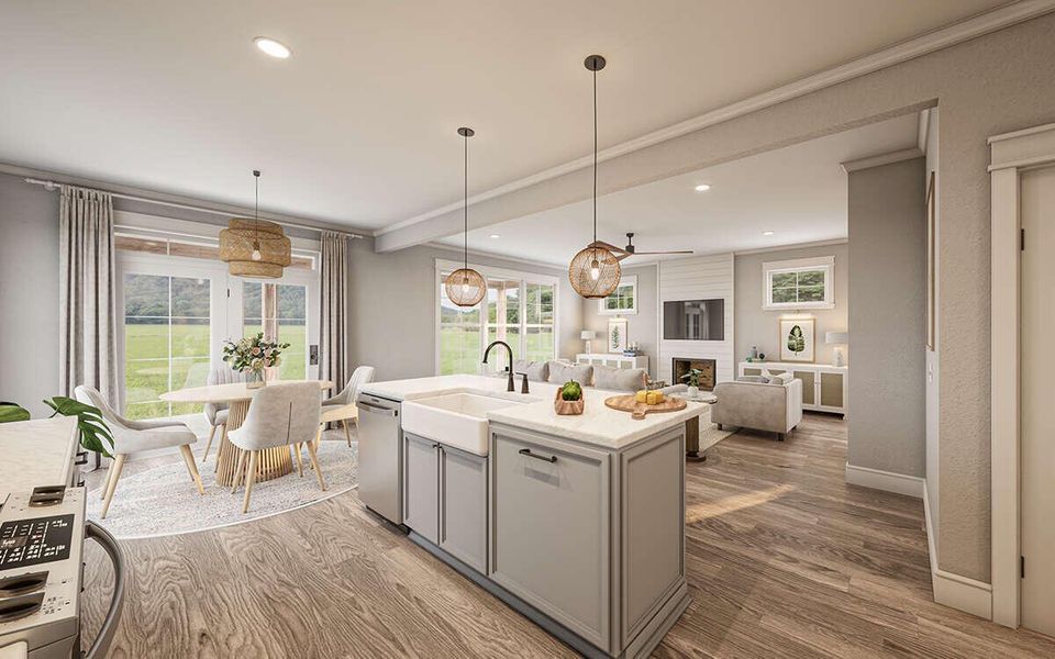 Furnished interior view inside a new home in , Goose Creek (Image 10).