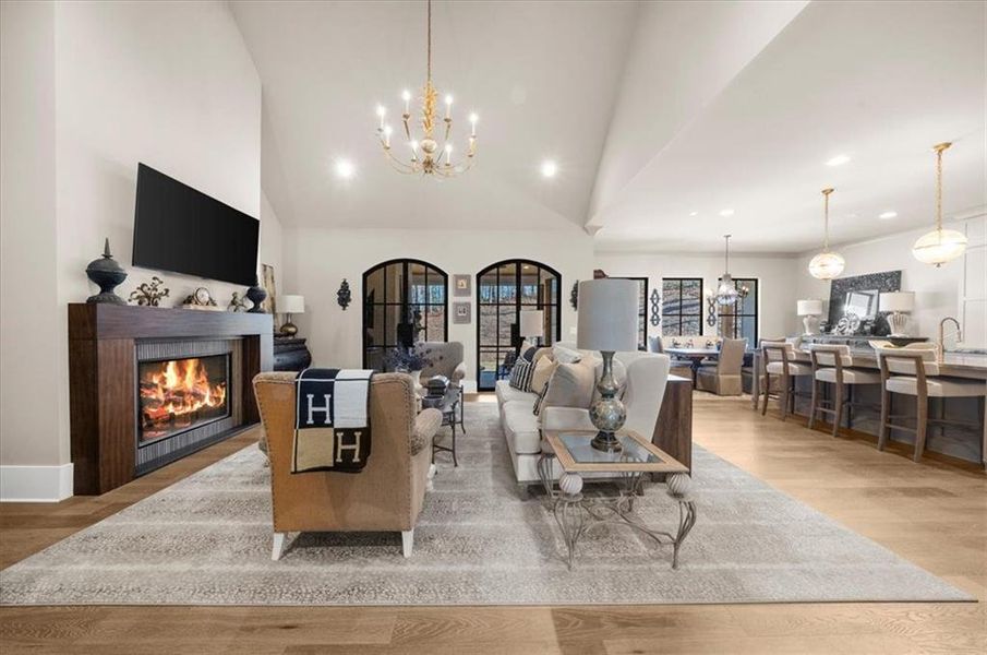 Furnished interior view inside a new home in , Roswell (Image 43). Furnished interior view inside a new home in , Roswell (Image 43).