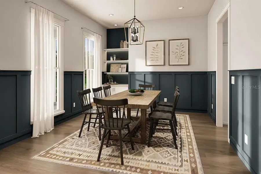 Furnished interior view inside a new home in , Bushnell (Image 6).