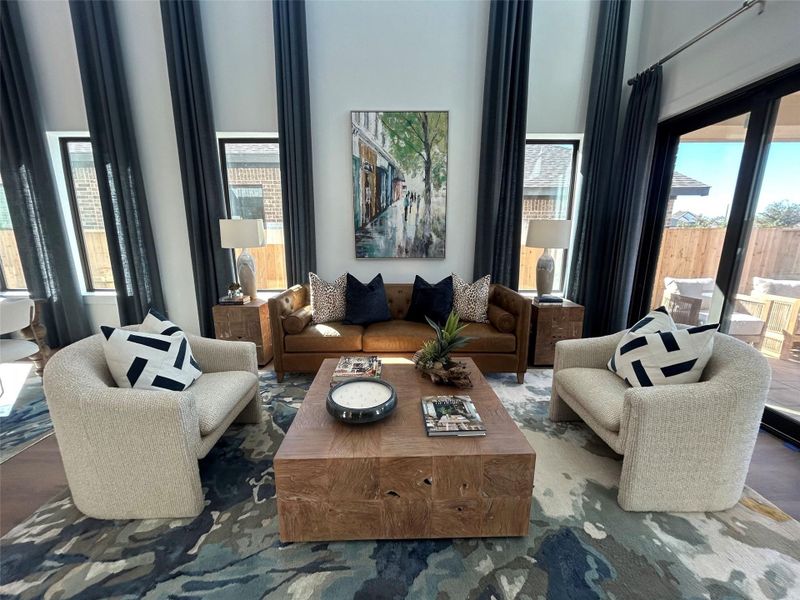 Furnished interior view inside a new home in Santa Rita Ranch, Liberty Hill (Image 16).