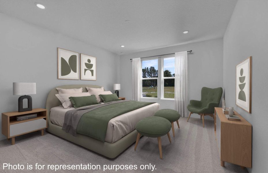 Furnished interior view inside a new home in Fiddler's Cove, Kingsland (Image 5).