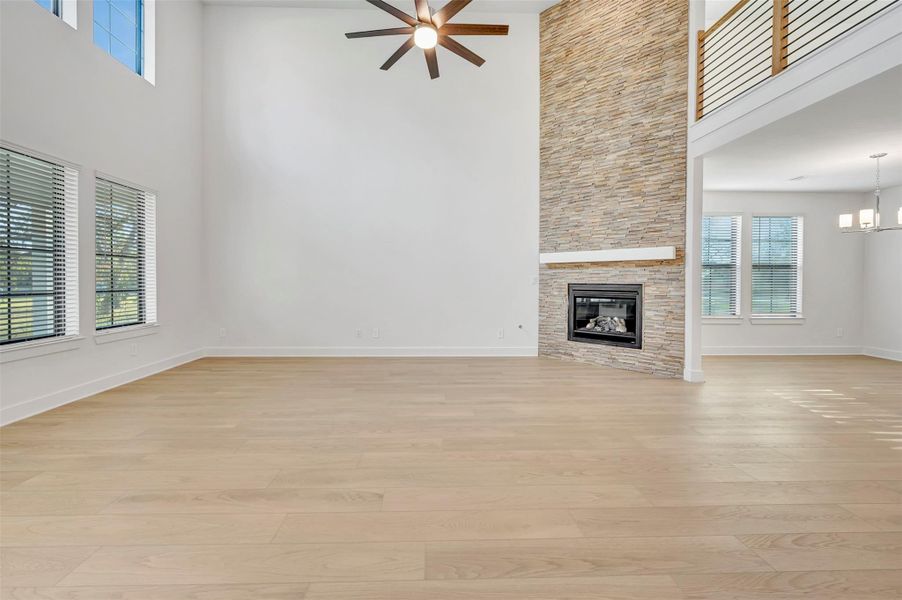 Spacious, unfurnished interior of a new home in The Oaks on 6th Street, Magnolia (Image 21).