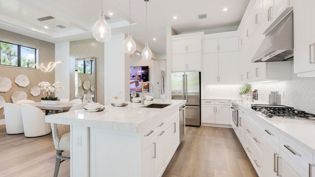 Representative furnished interior of a home built from the Madison by Kolter Homes in The Cove at Park Trace, Stuart (Image 7).
