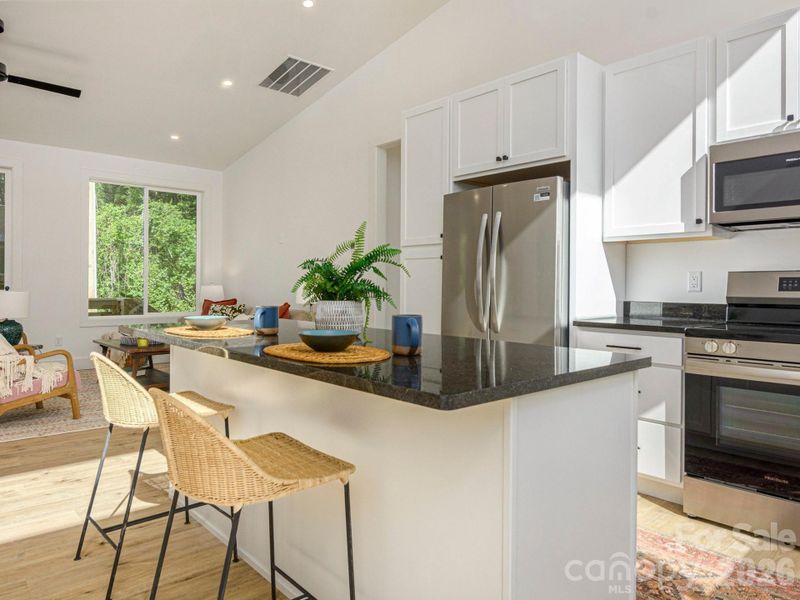 Furnished interior view inside a new home in , Asheville (Image 17).