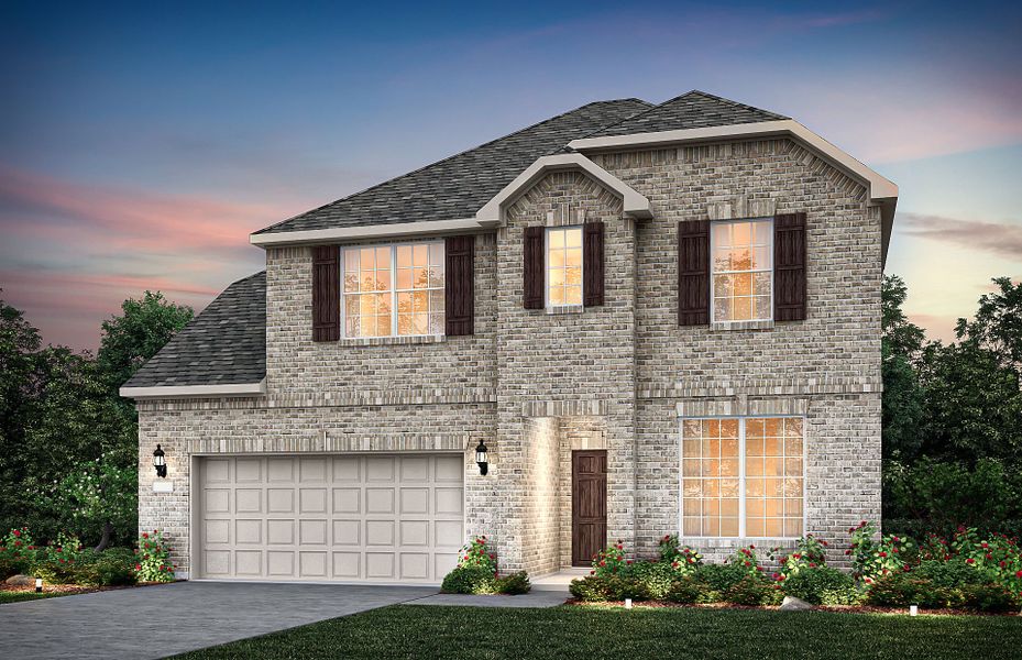 The Lexington, a two-story home with 2-car garage,