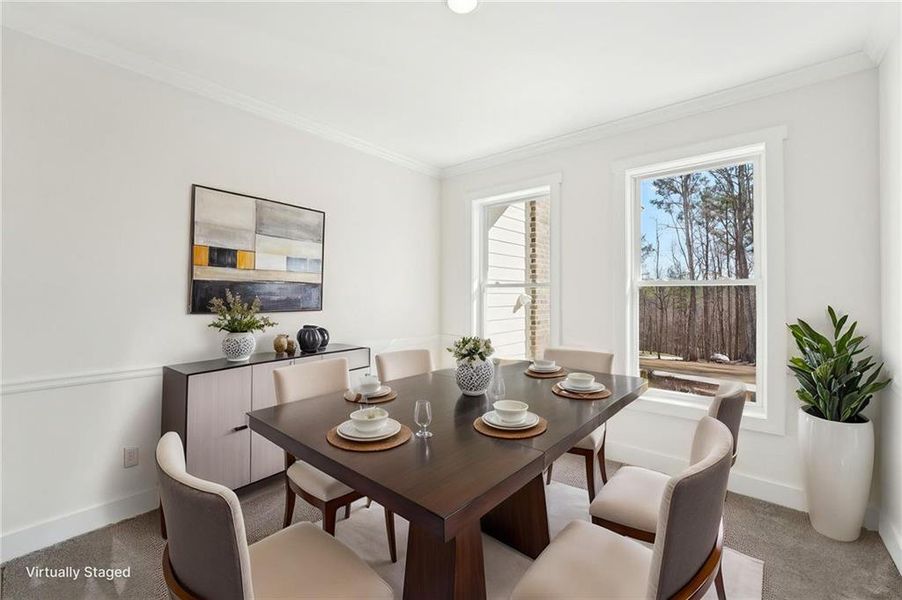 Furnished interior view inside a new home in , Canton (Image 15).