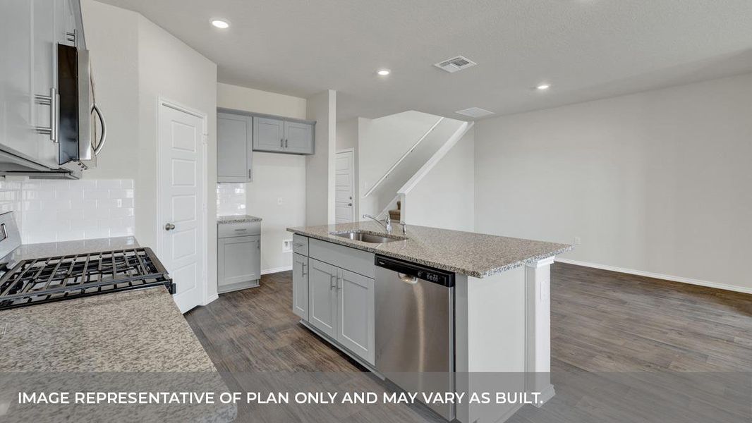 Furnished interior view inside a new home in Paramount, Kyle (Image 7).