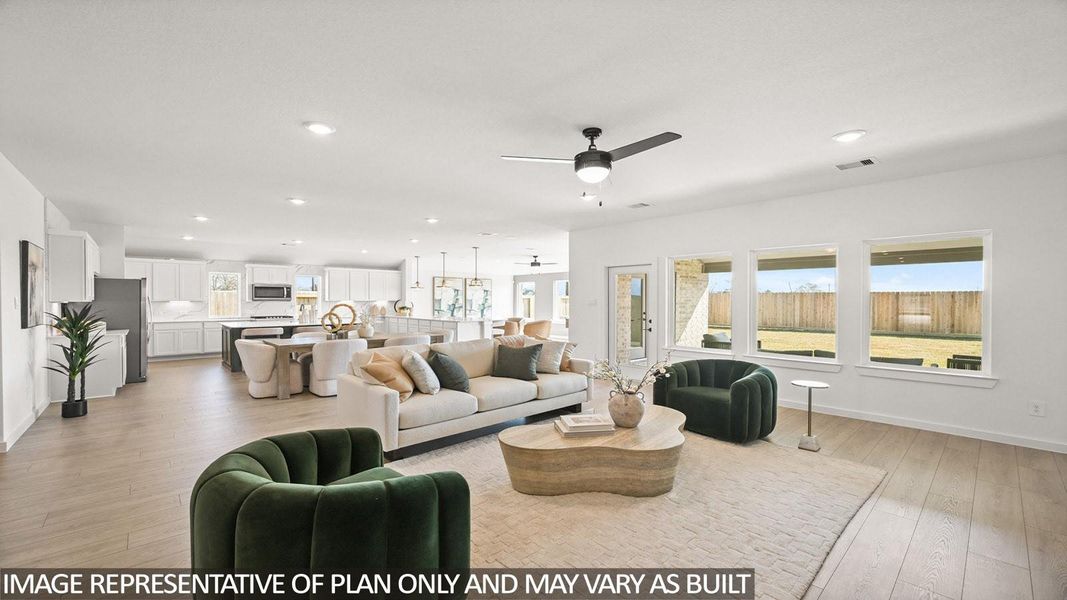 Furnished interior view inside a new home in Riverside Estates, Baytown (Image 12).