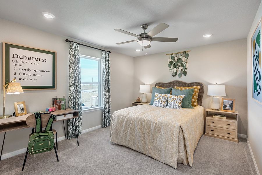 Furnished interior view inside a new home in Lisso, Pflugerville (Image 12).