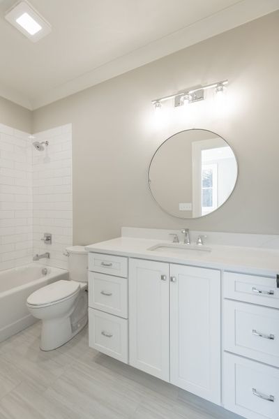 Furnished interior view inside a new home in River Gorge Ranch, Guild (Image 49).