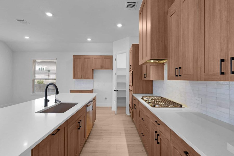 Furnished interior view inside a new home in Lariat, Liberty Hill (Image 8).
