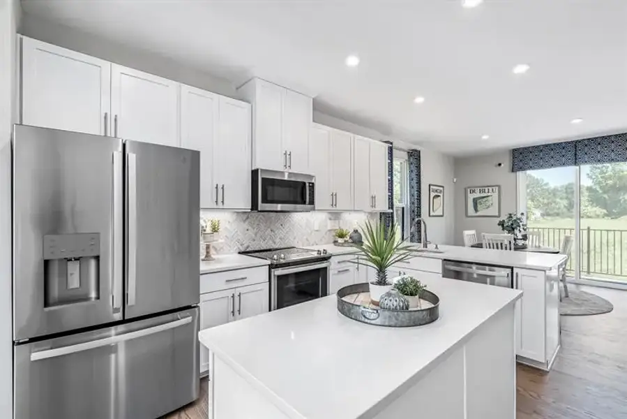 Representative furnished interior of a home built from the Clarendon 4 Story by Ryan Homes in Quinley, Charlotte (Image 5).