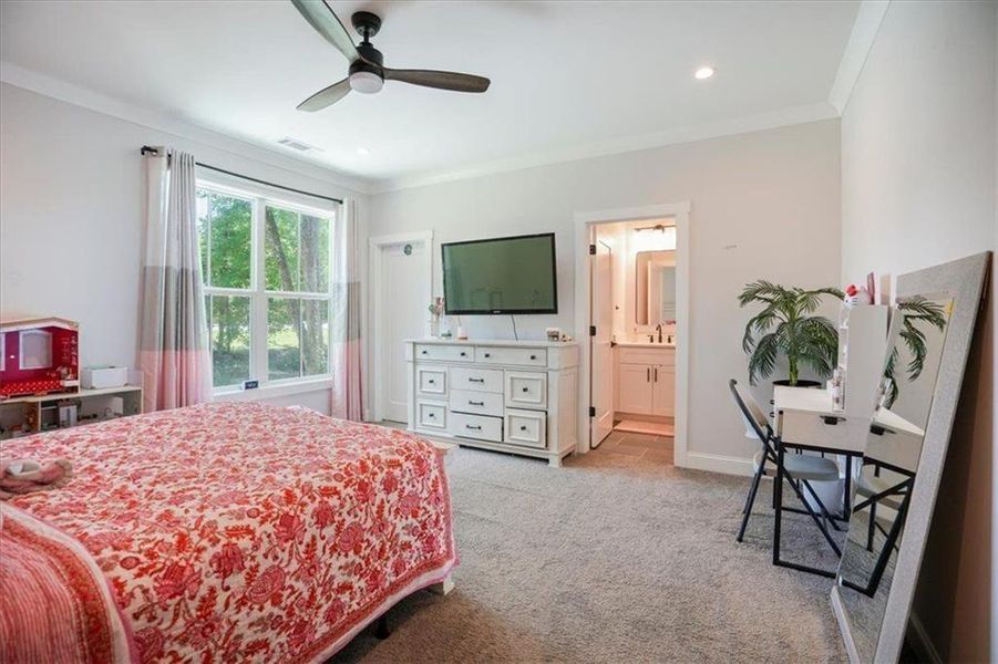 Furnished interior view inside a new home in , Acworth (Image 20).
