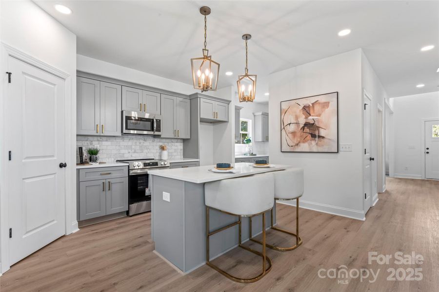 Furnished interior view inside a new home in , Harrisburg (Image 29).